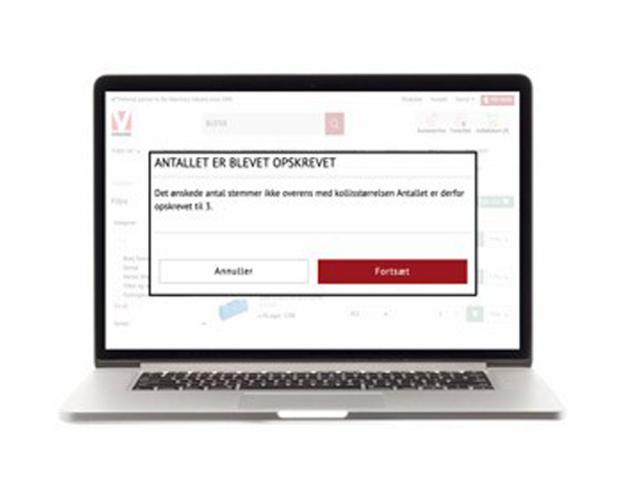 NO - få det korrekte antal billede